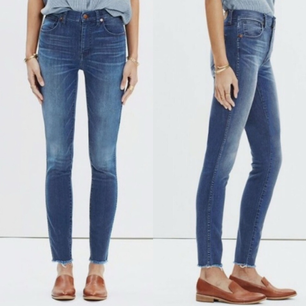 Madewell 10” high rise skinny